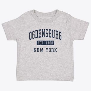 Ogdensburg New York Classic Established Toddler T-Shirt