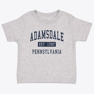 Adamsdale Pennsylvania Classic Established Toddler T-Shirt