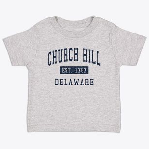 Church Hill Delaware Classic Established Toddler T-Shirt