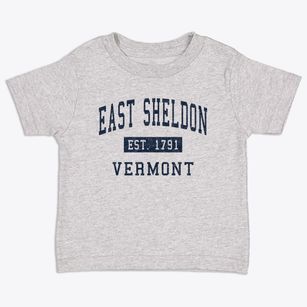 East Sheldon Vermont Classic Established Toddler T-Shirt