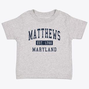 Matthews Maryland Classic Established Toddler T-Shirt
