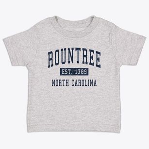 Rountree North Carolina Classic Established Toddler T-Shirt