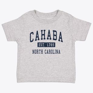 Cahaba North Carolina Classic Established Toddler T-Shirt