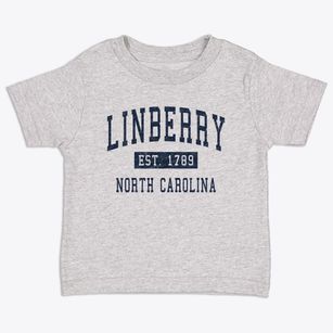 Linberry North Carolina Classic Established Toddler T-Shirt
