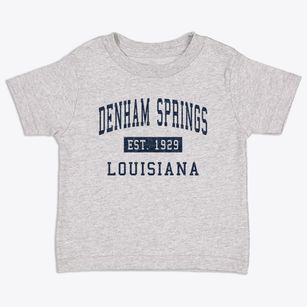 Denham Springs Louisiana Classic Established Toddler T-Shirt