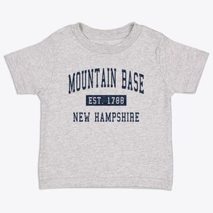 Mountain Base New Hampshire Classic Established Toddler T-Shirt