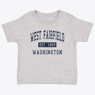 West Fairfield Washington Classic Established Toddler T-Shirt
