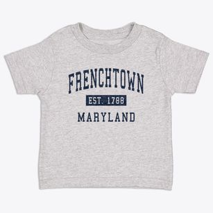Frenchtown Maryland Classic Established Toddler T-Shirt