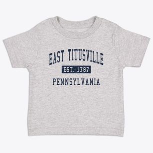 East Titusville Pennsylvania Classic Established Toddler T-Shirt