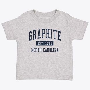 Graphite North Carolina Classic Established Toddler T-Shirt