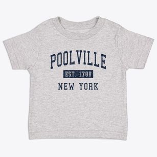 Poolville New York Classic Established Toddler T-Shirt