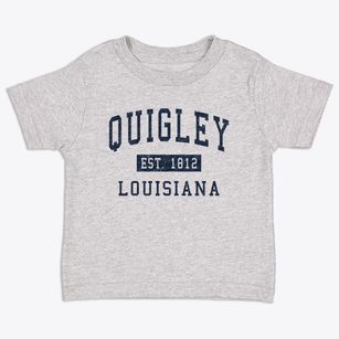 Quigley Louisiana Classic Established Toddler T-Shirt