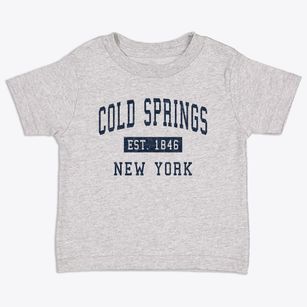 Cold Springs New York Classic Established Toddler T-Shirt