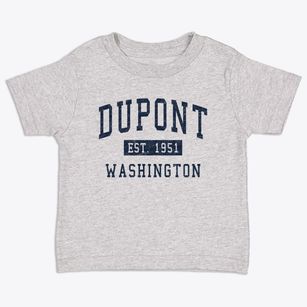 Dupont Washington Classic Established Toddler T-Shirt