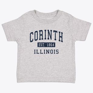 Corinth Illinois Classic Established Toddler T-Shirt