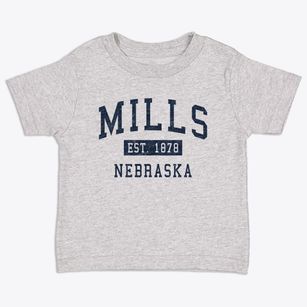 Mills Nebraska Classic Established Toddler T-Shirt