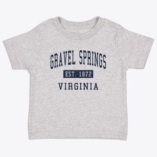 Gravel Springs Virginia Classic Established Toddler T-Shirt