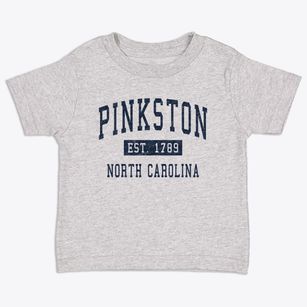 Pinkston North Carolina Classic Established Toddler T-Shirt