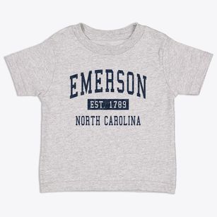 Emerson North Carolina Classic Established Toddler T-Shirt