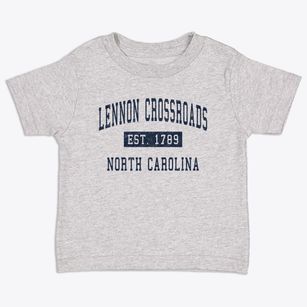 Lennon Crossroads North Carolina Classic Established Toddler T-Shirt