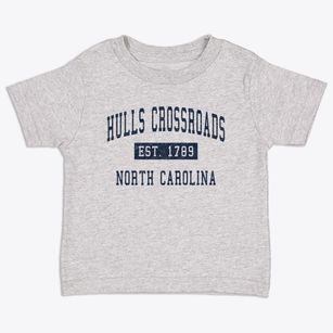 Hulls Crossroads North Carolina Classic Established Toddler T-Shirt