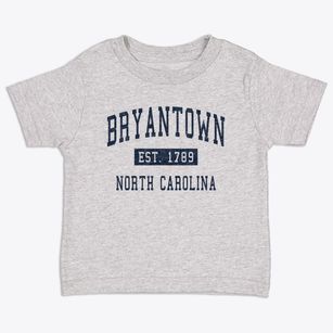 Bryantown North Carolina Classic Established Toddler T-Shirt