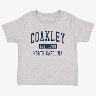 Coakley North Carolina Classic Established Toddler T-Shirt