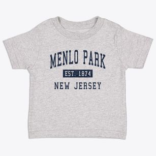 Menlo Park New Jersey Classic Established Toddler T-Shirt