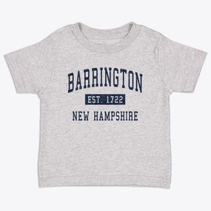 Barrington New Hampshire Classic Established Toddler T-Shirt