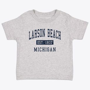Larson Beach Michigan Classic Established Toddler T-Shirt