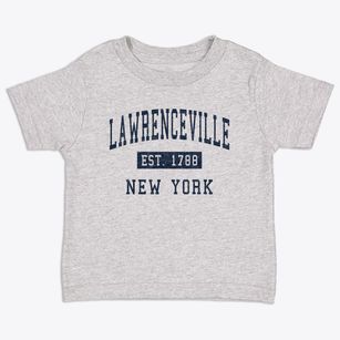 Lawrenceville New York Classic Established Toddler T-Shirt