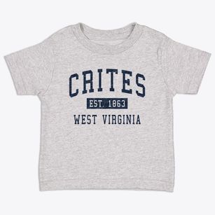 Crites West Virginia Classic Established Toddler T-Shirt