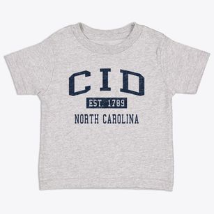 Cid North Carolina Classic Established Toddler T-Shirt