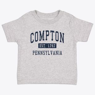 Compton Pennsylvania Classic Established Toddler T-Shirt