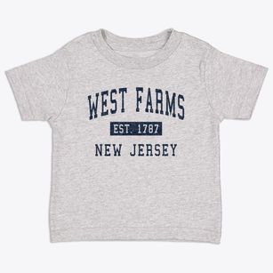 West Farms New Jersey Classic Established Toddler T-Shirt
