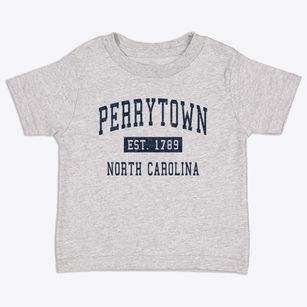 Perrytown North Carolina Classic Established Toddler T-Shirt