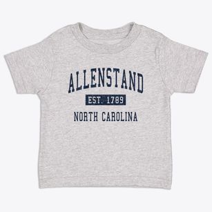 Allenstand North Carolina Classic Established Toddler T-Shirt
