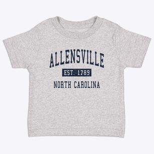 Allensville North Carolina Classic Established Toddler T-Shirt