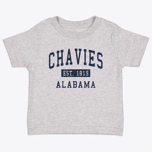 Chavies Alabama Classic Established Toddler T-Shirt