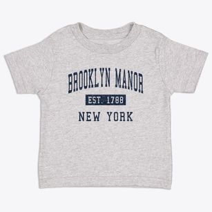 Brooklyn Manor New York Classic Established Toddler T-Shirt