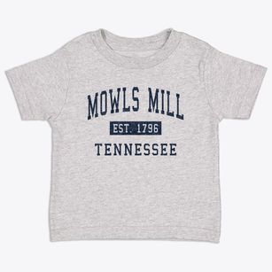 Mowls Mill Tennessee Classic Established Toddler T-Shirt