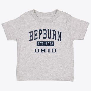 Hepburn Ohio Classic Established Toddler T-Shirt