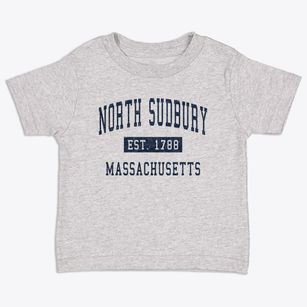 North Sudbury Massachusetts Classic Established Toddler T-Shirt