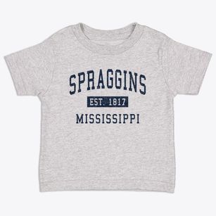 Spraggins Mississippi Classic Established Toddler T-Shirt