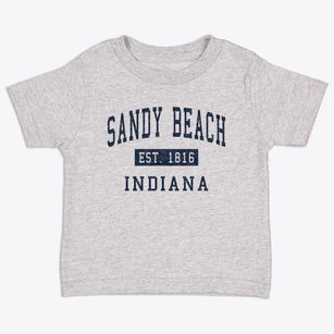 Sandy Beach Indiana Classic Established Toddler T-Shirt