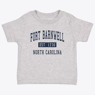 Fort Barnwell North Carolina Classic Established Toddler T-Shirt