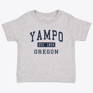 Yampo Oregon Classic Established Toddler T-Shirt