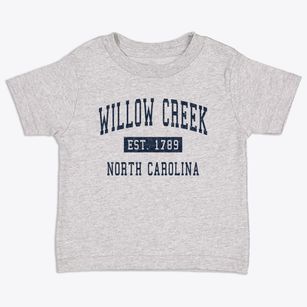 Willow Creek North Carolina Classic Established Toddler T-Shirt