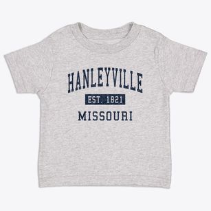 Hanleyville Missouri Classic Established Toddler T-Shirt