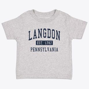 Langdon Pennsylvania Classic Established Toddler T-Shirt